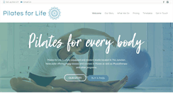 Desktop Screenshot of pilatesforlife.com.au